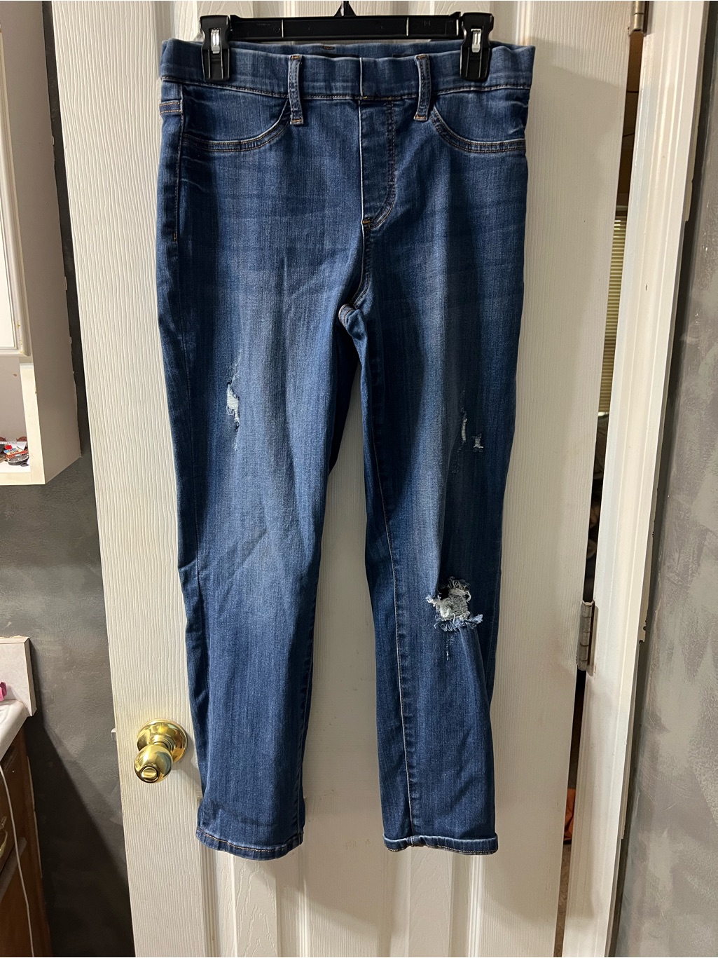 Women’s Judy Blue Size 9/29 Jeans, Boyfriend Fit, Distressed, Ankle, Dark Wash